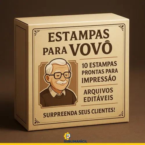 Estampas para Camiseta de Vovô, Avôs