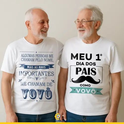 Estampas para Camiseta de Vovô, Avôs