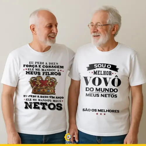 Estampas para Camiseta de Vovô, Avôs