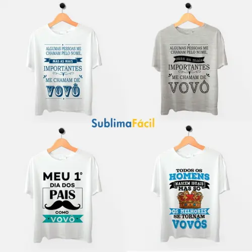 Estampas para Sublimação - Arte Vovô