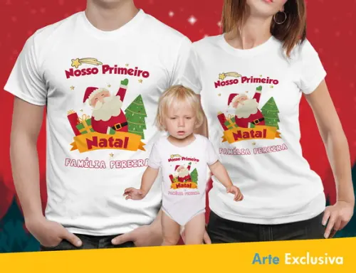 Estampas para Camisetas de Natal - sublimação