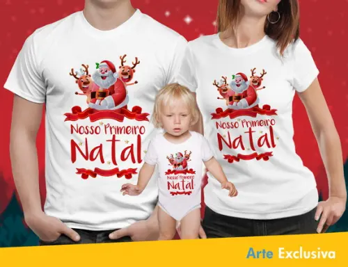 Estampas para Camisetas de Natal - sublimação