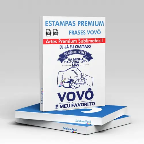 Estampas para Sublimação - Arte Vovô