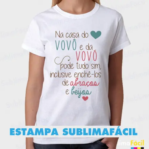 Estampas para Sublimação - Tema Vovó