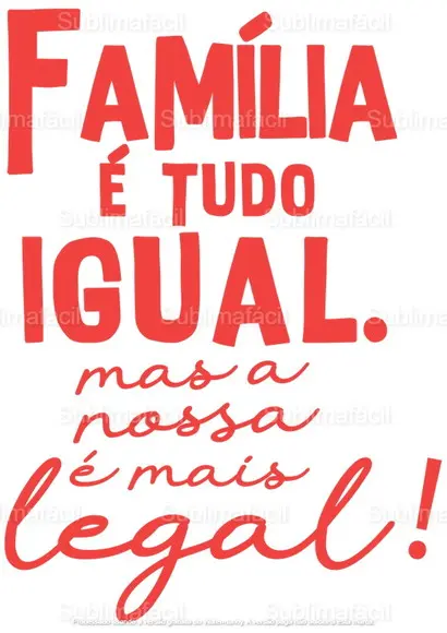 Família É Tudo Igual ( Arte Digital Natal)