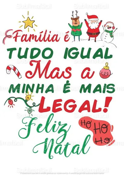 Família É Tudo Igual ( Arte Digital Natal)