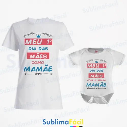 Kit Estampas Tal Mãe Tal Filha para Sublimação