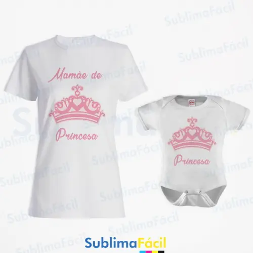 Kit Estampas Tal Mãe Tal Filha para Sublimação