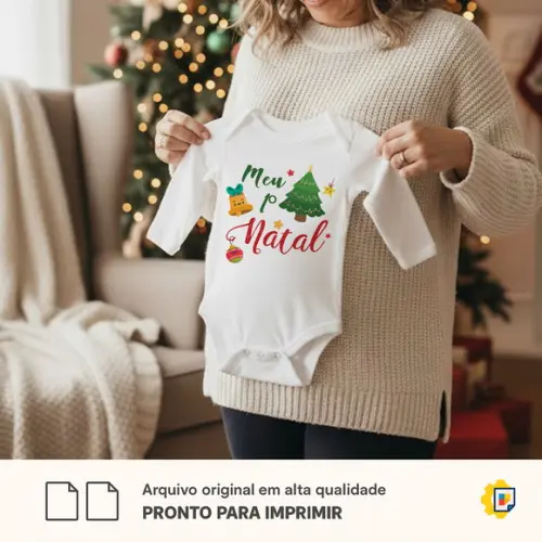 Meu Primeiro Natal com a Mamãe (arte Digital)