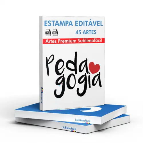 Pack de Estampas das Profissões para Sublimação (50 Modelos)