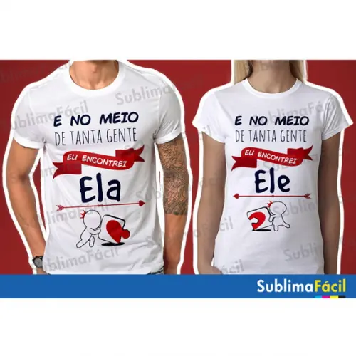 Pack de Estampas para camisetas Tema Dia dos Namorados