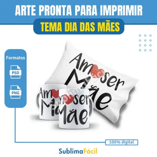 Pack Estampas Dia das Mães - Caneca e Almofada