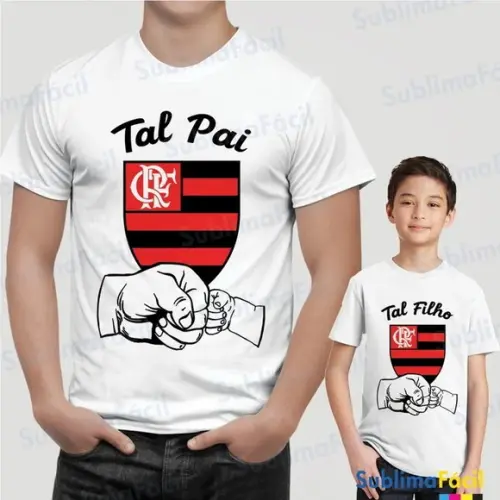 Pack Tal Pai Tal Filho - Estampas de Times (25 Artes)