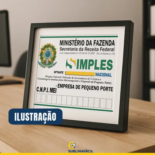 Placa Cnpj Digital para Impressão - Categoria Simples