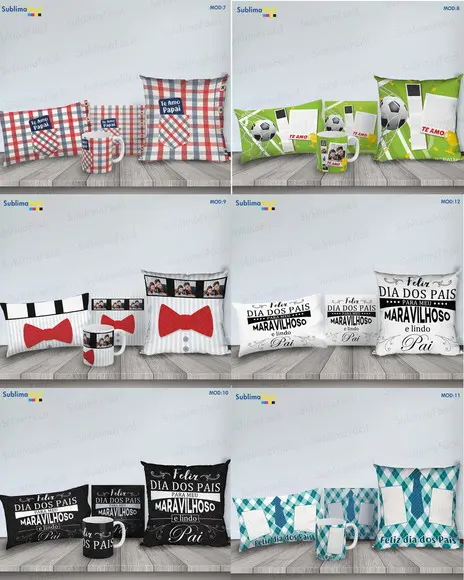 Super Kit de Estampas Dia dos Pais - Sublimação
