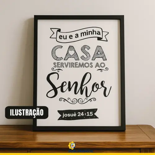 Versículo da Bíblia para Impressão - Josué 24:15