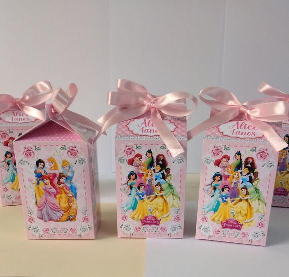 Caixa Milk - Princesas da Disney