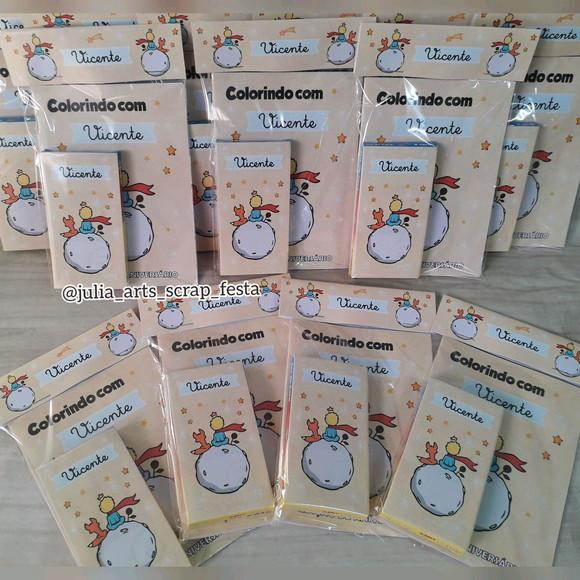 Kit Livrinho para Colorir -pequeno Príncipe 2