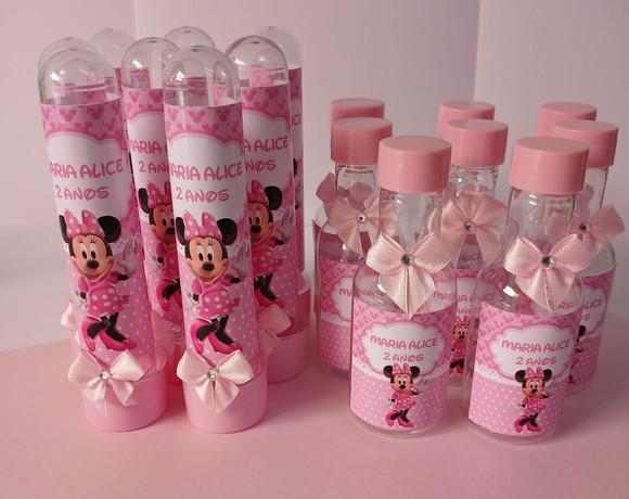 Kit Personalizado Minnie Rosa 40 Peças