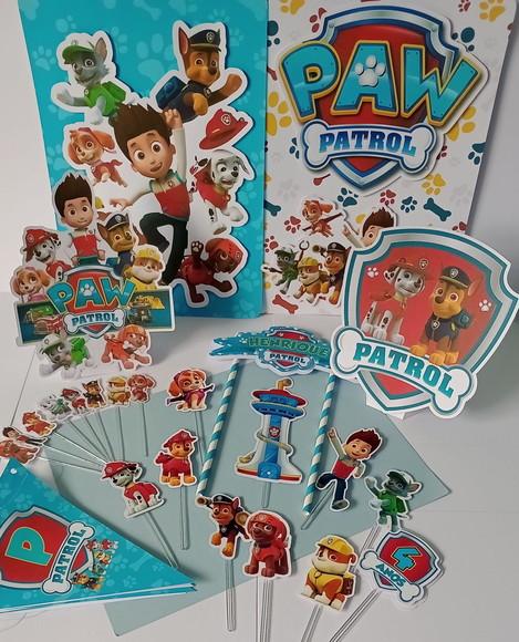 Kit Festa Só Um Bolinho Patrulha Canina
