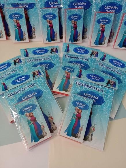 Kit Livrinho para Colorir - Frozen