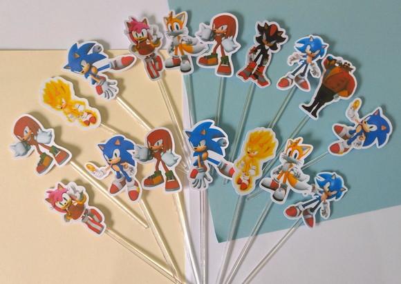 Toppers para Docinhos Sonic