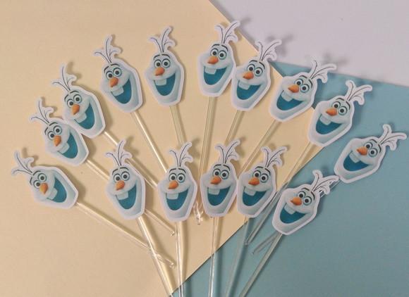 Toppers para Docinhos Cabeça Olaf