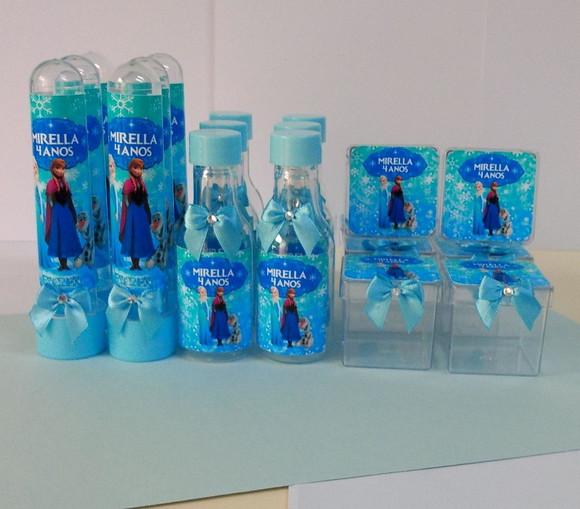 Kit Festa Personalizado Frozen - 60 Peças
