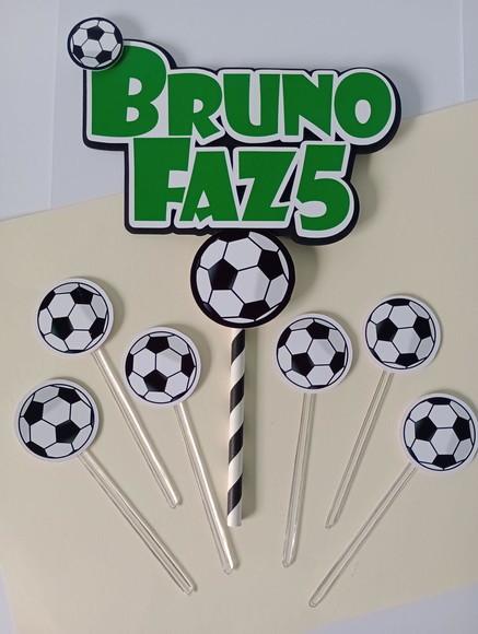 Topo de Bolo/cake Topper Futebol 2
