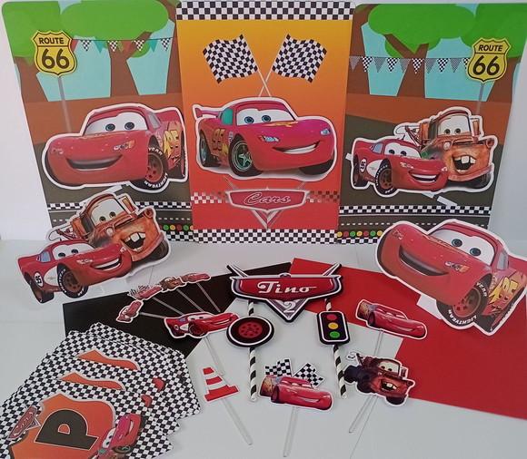 Kit Festa Só Um Bolinho Carros- Mcqueen