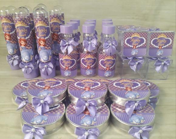 Kit Personalizado 40 Pçs Princesa Sofia