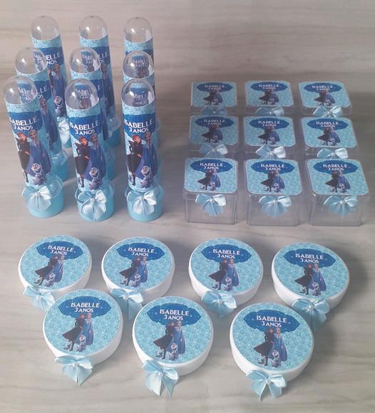 Kit Festa Personalizado 30 Peças Frozen 2