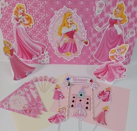Kit Festa Só Um Bolinho Princesa Aurora - Bela Adormecida
