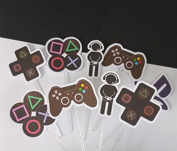 Toppers Para Docinhos PlayStation