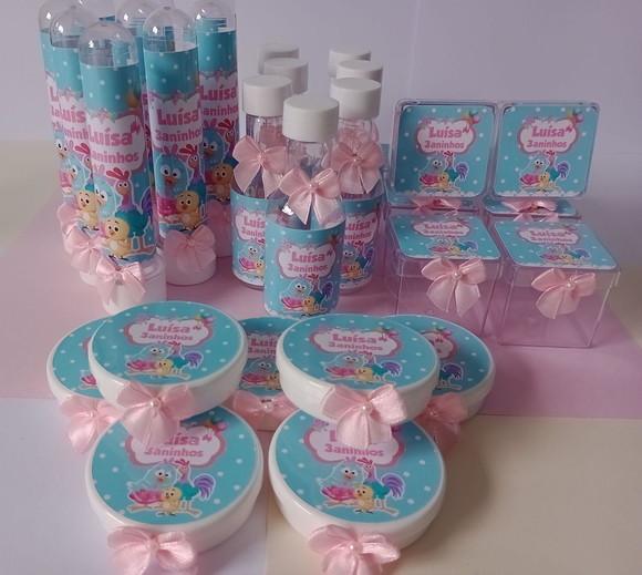 Kit Festa Personalizado Galinha Pintadinha Candy Color