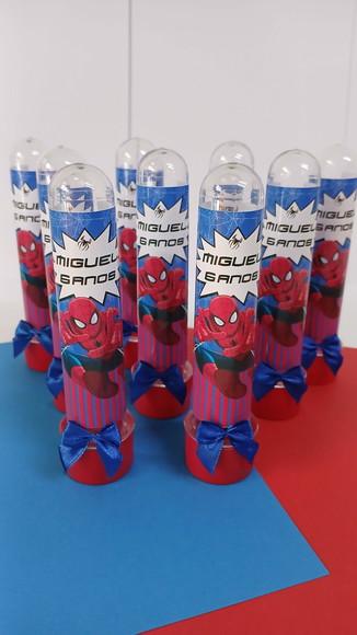 Tubetes Personalizados Homem Aranha
