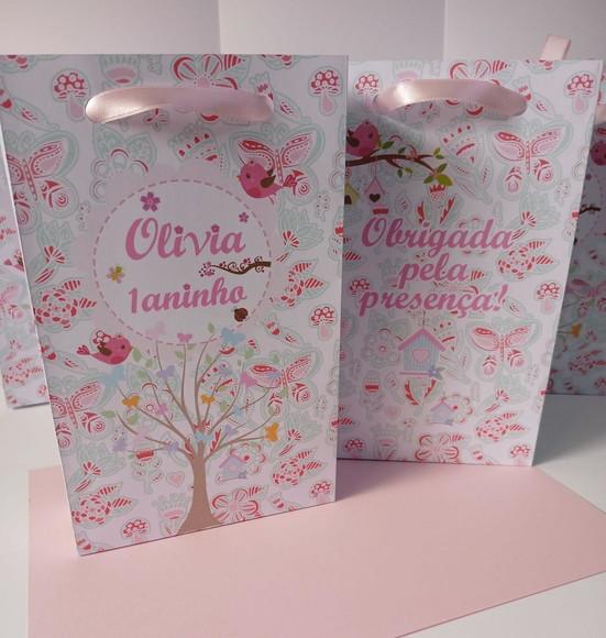 Sacolinha Personalizada Jardim Encantado 2