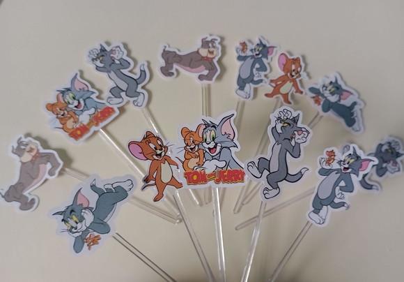 Toppers para Docinhos Tom e Jerry