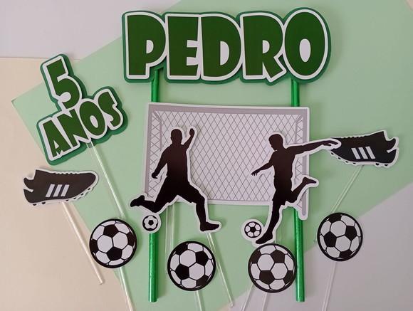 Topo de Bolo/cake Topper Futebol 3