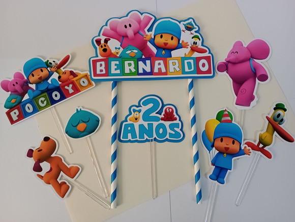 Topo de Bolo/cake Topper Pocoyo 1