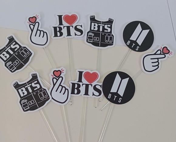 Toppers para Docinhos Bts
