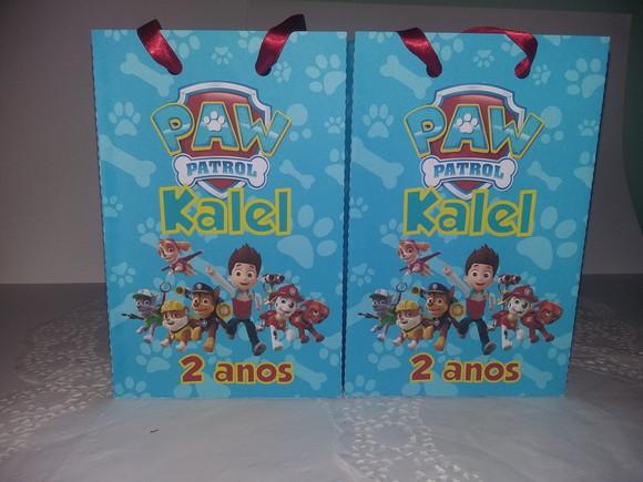 Sacola Personalizada Patrulha Canina