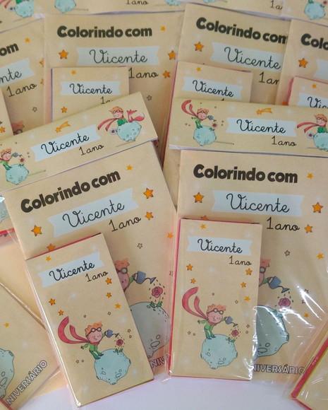 Kit Livrinho para Colorir -pequeno Príncipe 3