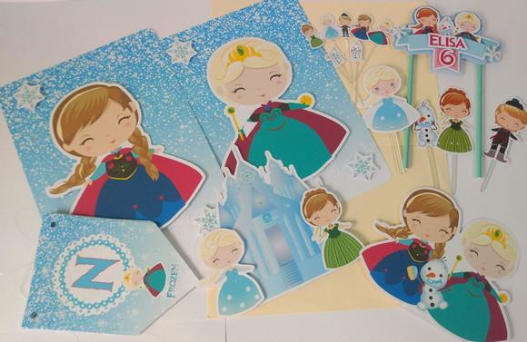 Kit Festa Só Um Bolinho Frozen Cute