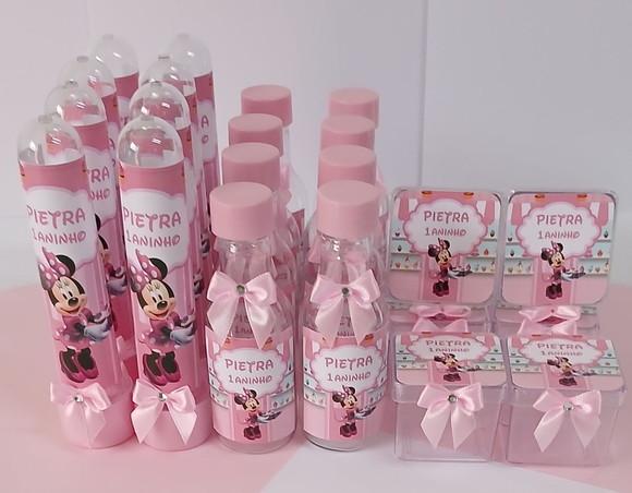 Kit Personalizado Minnie Confeitaria 30 Peças