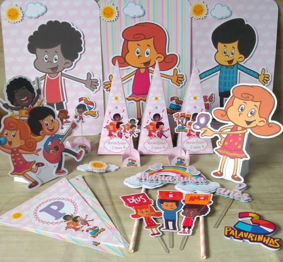 Kit Festa Só Um Bolinho 3 Palavrinhas