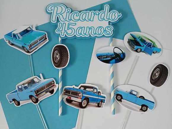 Topo de Bolo/cake Topper Caminhonete