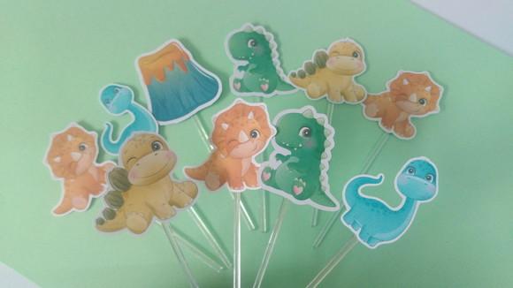 Toppers para Docinhos Dinossauro Baby