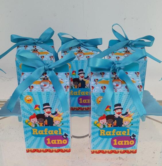 Caixa Milk Personalizada Mundo Bita