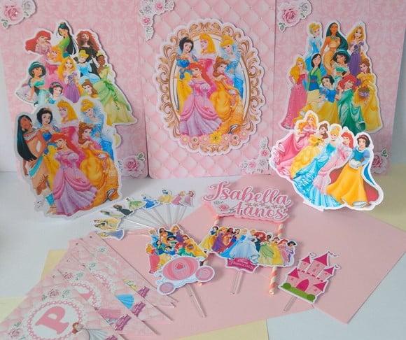 Kit Festa Só Um Bolinho Princesas da Disney 2
